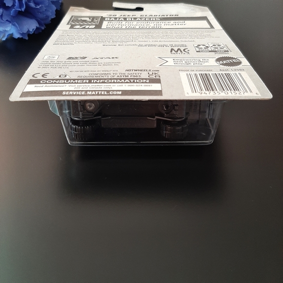 Hot Wheels '20 Jeep Gladiator Black 2022 Baja Blazers Diecast Collection - Picture 9 of 10